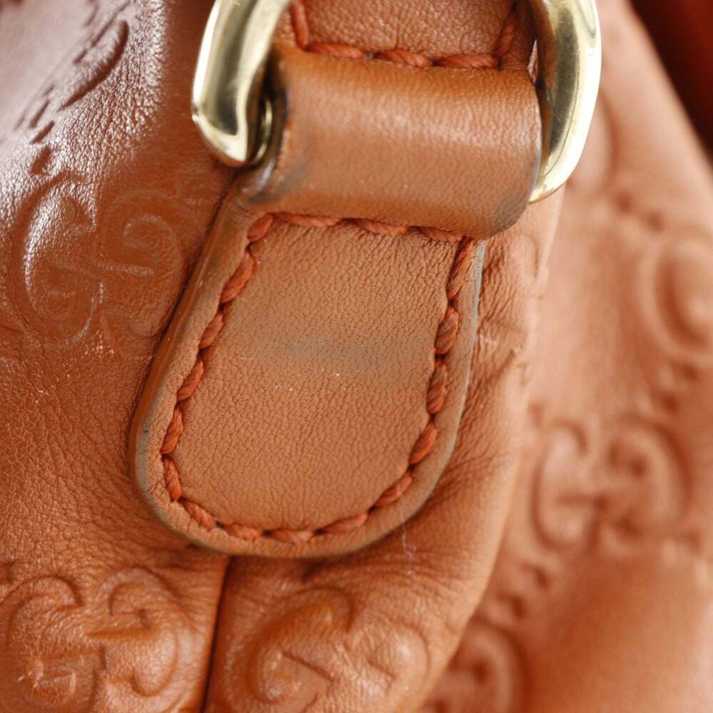 GUCCI Brown Leather Tote Bag - Picture 12 of 16